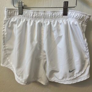 Nike Women's White Tempo Shorts